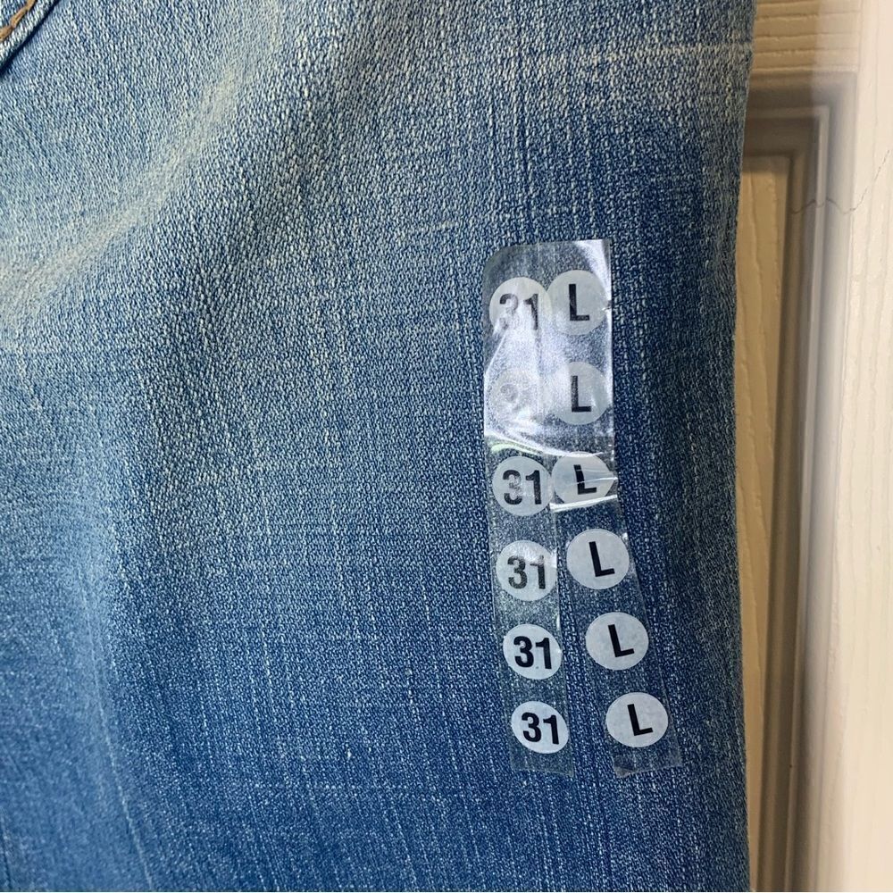 The Buckle Blue Tattoo Bell Bottom Blues Jeans Size 31 - Picture 7 of 10